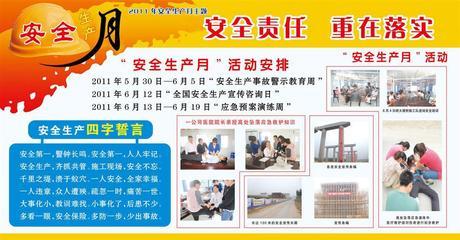 安全生產月活動安排——銅版紙海報與辦公裝飾展板解決方案